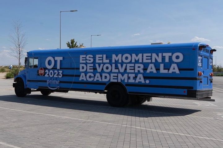 El autobús del casting de Operación Triunfo 2023.