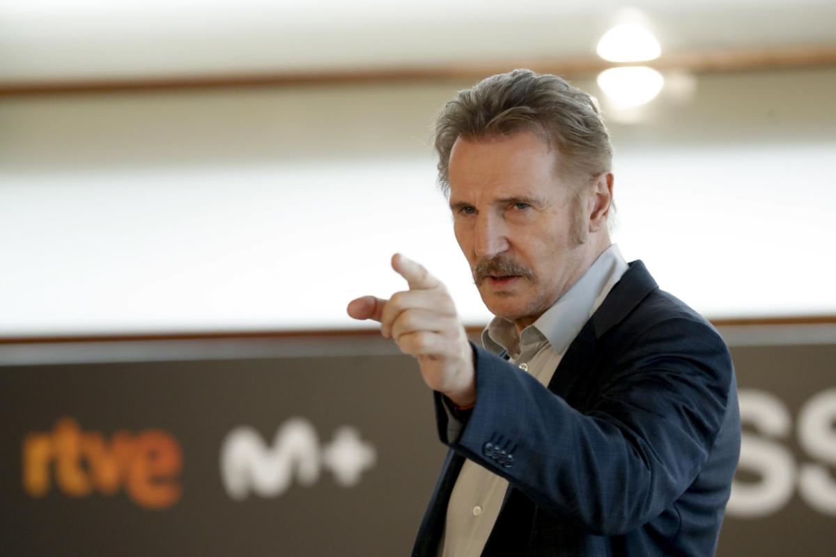 Liam Neeson, en la presentación de una de sus películas