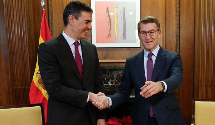 Pedro Sánchez y Núñez Feijoó