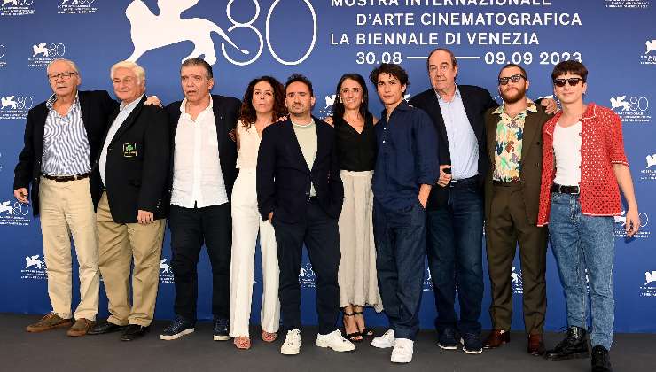 El elenco de la película acude al completo a la presentación de la película en el festival de Venecia.