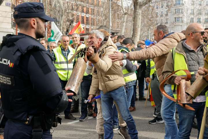 Nuevas protestas de los agricultores.