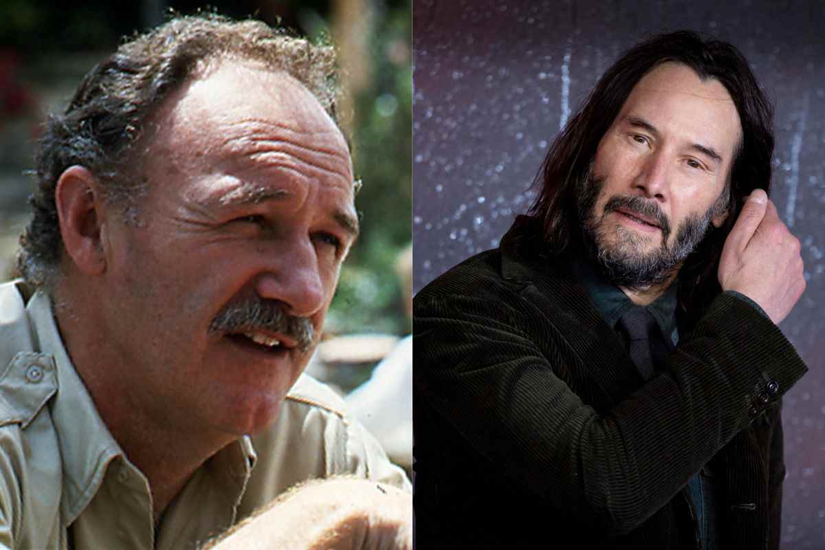 Keanu Reeves y Gene Hackman